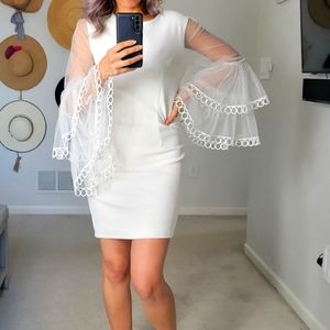 White Dress Long sleeves